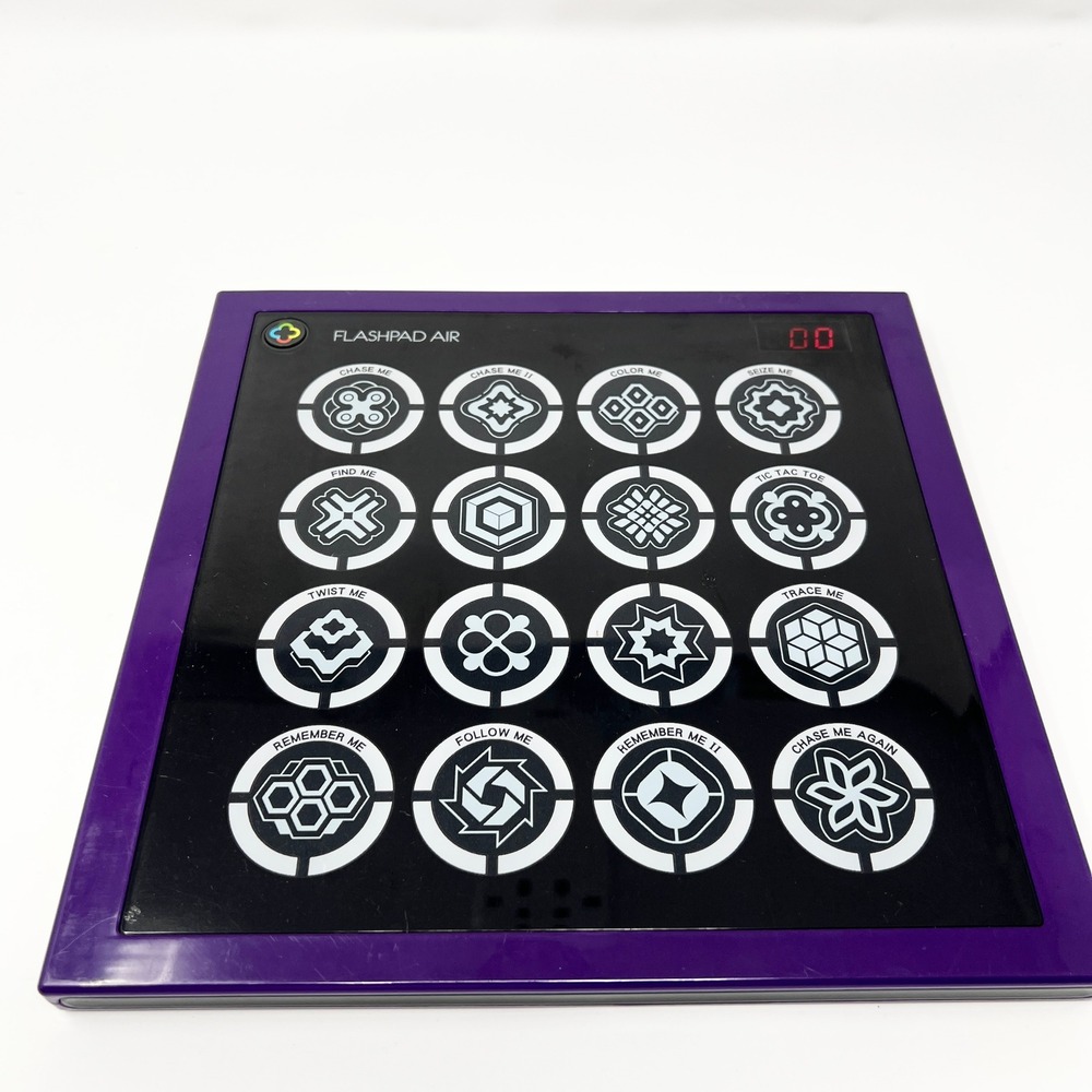 Flashpad Air Handheld Electronic Touchscreen Game Purple LED Games WORKS - Picture 5 of 7